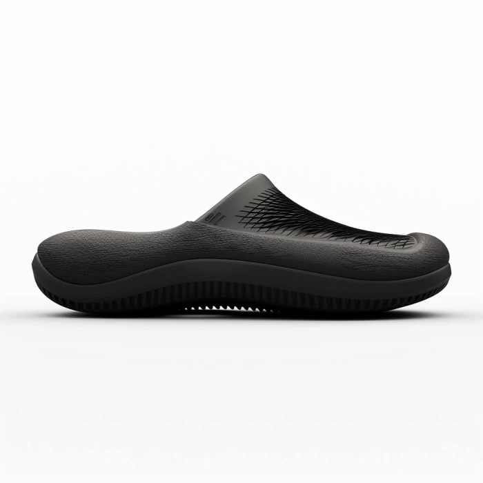 Tech Style Custom Design Rapid Prototyping 3D Printed Mules with Foamed Elastic TPU Material