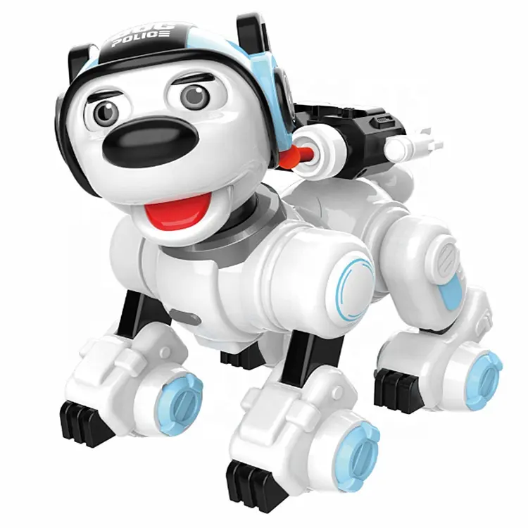 Электронные интеллектуальные игрушки для щенков, пластиковая игрушка с инфракрасным управлением, индукционный умный робот с дистанционным управлением, игрушка для собак