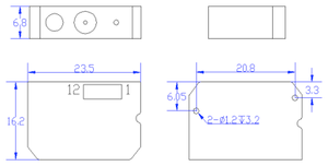 Mini lector de escáner de código de barras Android con código QR UPC y interfaz USB GS1 en stock