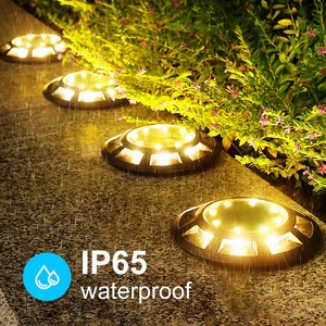 IP65 su geçirmez <span class=keywords><strong>LED</strong></span> açık güneş enerjisi zemin aydınlatması aydınlatma kontrol yolu güverte işıkları Yard Driveway çim bahçe dekorasyon lambası