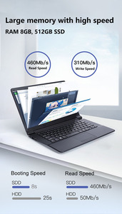 Teclado desmontable 2 en 1 de 15,6 pulgadas, ordenador Netbook z8350 IPS Laptop Win 11 mini Laptop para estudio