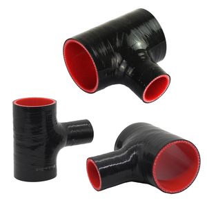 ท่อซิลิโคนรูปตัว T สำหรับ bov Coupler อะแดปเตอร์อินเตอร์คูลเลอร์ชุดเทอร์โบ51-76มม. ท่อยาง T joiner ท่อ3ทาง - Product Image 1