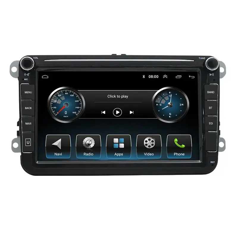 Dasaita 8 pollici Mitsubishi Universal Car Stereo Wifi Wireless Carplay 1280 720 Radio Gps Reverse Camera Audio Player