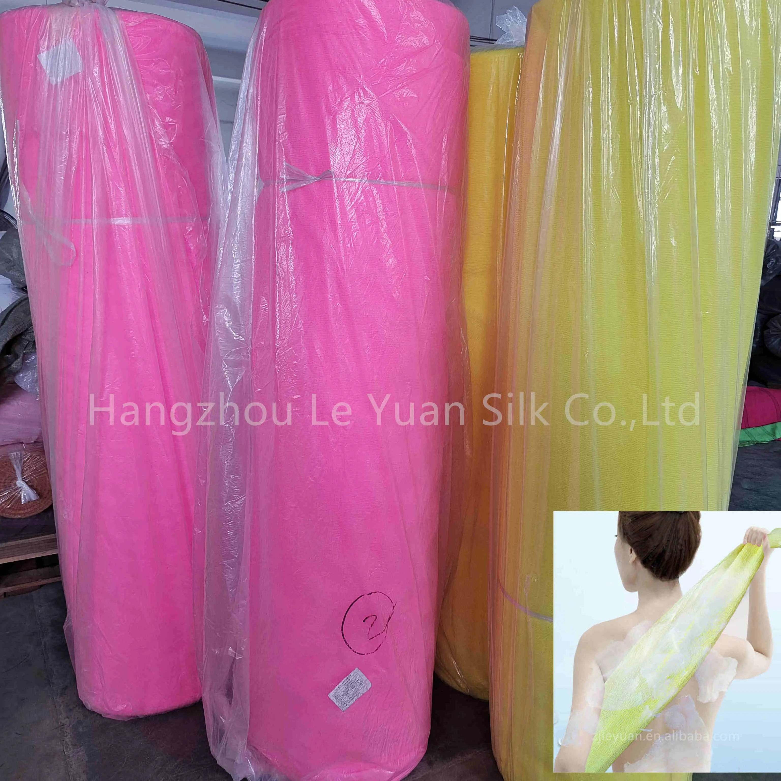 Highest Quality Body Wash Fabric Cheap Nylon Fabric Cloth For Japanese Market