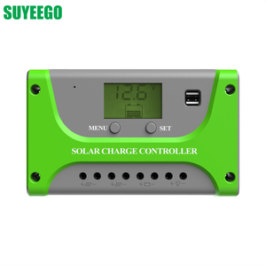 SUYEEGO LCD Display PWM Controller10A-60A 12V/24V Dual Eingang mit 50A Nennstrom und 100V MaxPV Volt Solar Laderegler - Product Image 1
