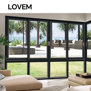 Windproof Aluminum Low-e Glass Glazed Sliding <strong>Windows</strong> and Doors With Mesh Basement <strong>Small</strong> Size Slide <strong>Window</strong> - Product Image 5
