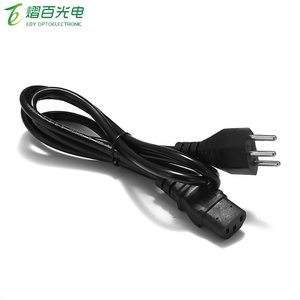 สายไฟสวิส1.5ม. 3ม.,สายไฟ IEC C13สำหรับต่อ PC เครื่องพิมพ์จอคอมพิวเตอร์โปรเจคเตอร์ LG TV วิทยุ50ชิ้น