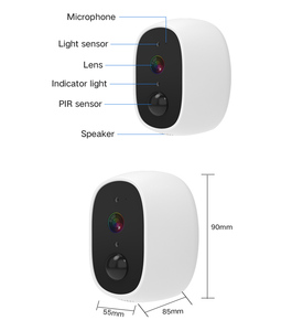Cámara de batería inteligente Tuya de 2MP de nuevo diseño para seguridad en el hogar batería recargable de baja potencia cámara ip cctv
