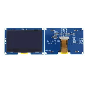 2,4 "2,42 Zoll 128x64 OLED-LCD-Anzeige modul SSD1309 12864 7-polige SPI/IIC I2C-serielle Schnitts telle für Arduino UNO R3 C51