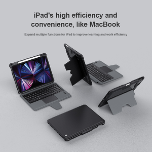 Nillkin para iPad 10,9 portalápices a prueba de golpes para funda de teclado Bluetooth para iPad Pro 2022/Air 5/iPad 2022 10th Gen 10,9 pulgadas - Product Image 3