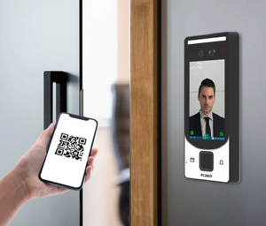 Sistema biométrico de control de acceso de reconocimiento facial 3D, dispositivo de asistencia y tiempo de Palma, escaneo QR de huellas dactilares, reloj de tiempo para empleados - Product Image 4