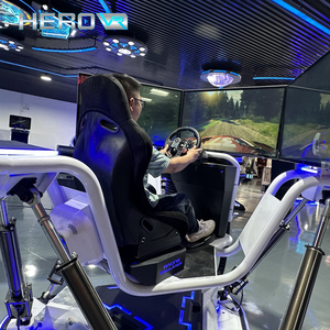 HEROVR电动卡丁车6 Dof Motion F1汽车VR赛车模拟器室内/室外金属赛车购物中心驾驶体验