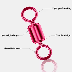 4 Colors Fishing <strong>Swivel</strong> 20 <strong>Sizes</strong> Solid Connector Ball Bearing Snap Fishing <strong>Swivels</strong> Rolling Copper Accessories - Product Image 4