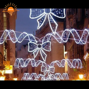 Large <strong>Snowflake</strong> <strong>String</strong> Light Motif Light Outdoor <strong>Led</strong> Hanging Across Street Lights Christmas Tree Decoration Fairy Garland - Product Image 3