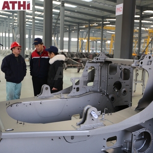 ATHI robotik boya otomatik araba tampon boyama hattı çelik tünel Shot kumlama ve Abrator makinesi elektrikli yakıt kullanılan durum - Product Image 3
