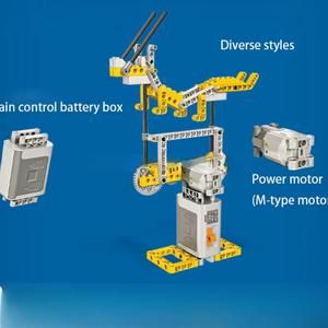 D012 Nuevas piezas técnicas Programación multitecnología Estudiantes educativos Juguetes de aprendizaje Regalo para niños Juegos de bloques de construcción - Product Image 4
