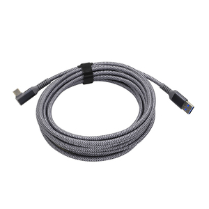 20FT naylon örgülü bağlantı kablo USB C cep telefonu PC için VR kulaklık hızlı şarj ve veri iletimi için VR Oculus quest <span class=keywords><strong>2</strong></span>
