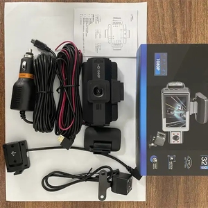 ミニ1080Pデュアルレンズダッシュボードカメラ車用3インチIPS Dashcam 4 IR LED付きフロントレコーディングビデオインサイド & レコーディング - Product Image 6