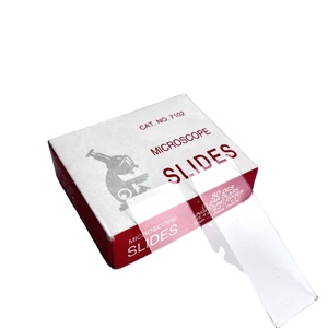 Cubierta de vidrio para microscopio, bordes deslizantes, uso en laboratorio - Product Image 1