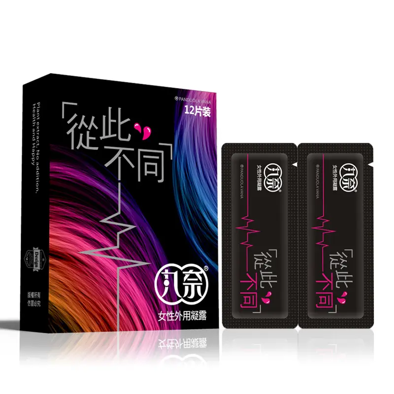 12 pieces of gel for external use for women, pleasure enhancer, adult erotic sex products wholesale
