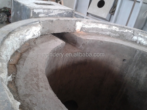 Natural Gas Fired Tilting Rotary Type Aluminium Scraps <strong>Crucible</strong> Melting Furnace