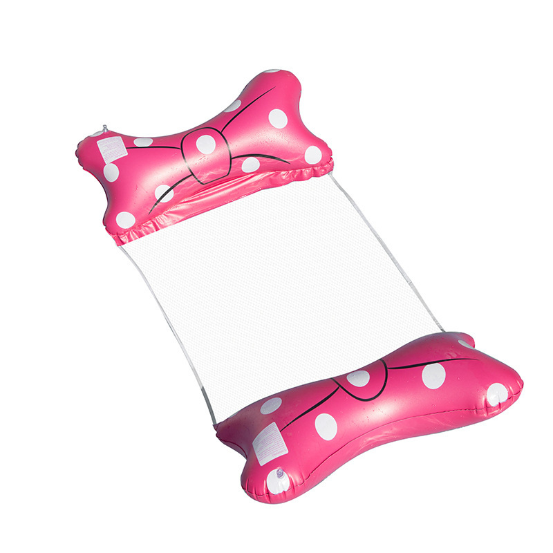 Hamac à nœud rouge rose