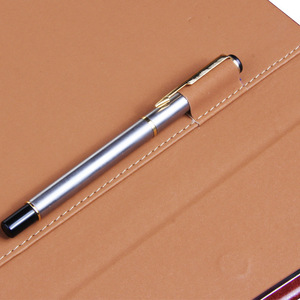 Journal Writing Customized <strong>Notebook</strong> Faux Leather Black Paper Notepads Custom Logo Printed A5 Diary Sewing Binding PU Learthre - Product Image 3