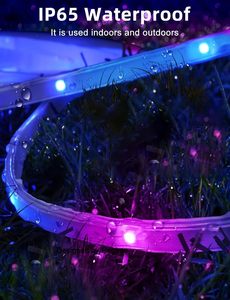 100FT RGBLEDストリップライト防水IP67アプリリモコン付き音楽同期RGBLEDロープライト - Product Image 2