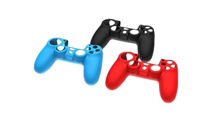 3 IN 1 di alta qualità controller grip custodia IN silicone skin per ps4 console controller di gioco - Product Image 5