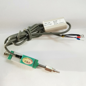 Potenciómetro lineal de KTR-A, sensor de resorte cargado, resorte externo, autoreinicio, sensor de desplazamiento, 10mm