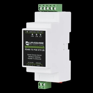 WaveShare RS485 a RJ45 Ethernet POE TCP/IP a Serial Modbus Gateway Grado industrial