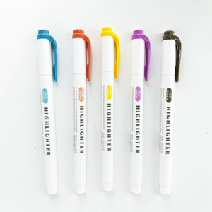 厂家价格批发双头护眼荧光笔6套学生标彩笔荧光笔 - Product Image 1