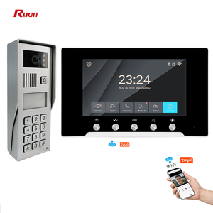 Ryan Biometric Video Door Entry <strong>Intercom</strong> <strong>System</strong> Smart WIFI Video Door Phone TUYA Mobile APP Talk Home Automation Smart <strong>Security</strong> - Product Image 1