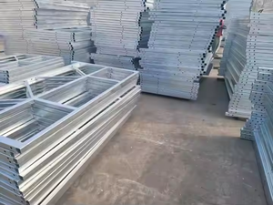 Plataforma DE TRABAJO suspendida de altura ajustable de alta estabilidad con góndola colgante de bloqueo de seguridad Motor único y monofásico - Product Image 5