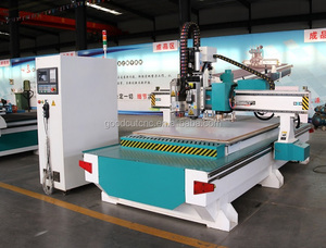 1325 1530 自动 3d 雕刻 atc 木材数控路由器 4 轴与钻孔骨料 - Product Image 2