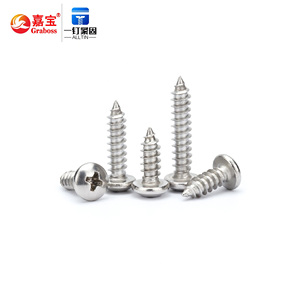 Üretici özel yüksek kalite 304 paslanmaz çelik çapraz Pan kafa kendinden dokunarak vida M1.7 M2 M2.3M2.6 M3 M4 - Product Image 2