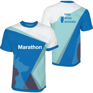 Fabrika doğrudan UPF 50 + özel maraton olay koşu % 100 Polyester kuru Fit süblimasyon T Shirt - Product Image 2