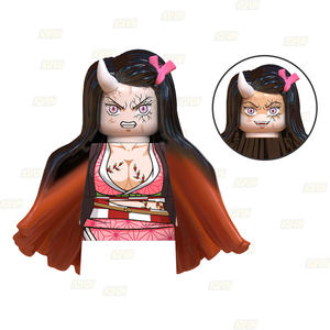 Kamado Tanjiirou Cartoon Mini Action Figure Cute Japanese Anime Series <strong>Toy</strong> Building Blocks Model Demon Slayer Collector's Model - Product Image 2