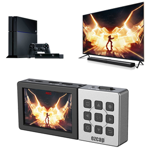 Ezcap273 3.5&quot; LCD Screen Portable <strong>HDMI</strong> 1080P 60fps Video Recorder Standalone with <strong>HDMI</strong> <strong>Output</strong> Pass Through with Microphone <strong>Input</strong> - Product Image 5