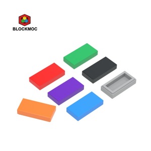 BLOCKMOC 3069 1x2 işık paneli yapı taşları tuğla ile uyumlu pürüzsüz yüzey parçaları çocuk oyuncakları Gif kutusu - Product Image 1