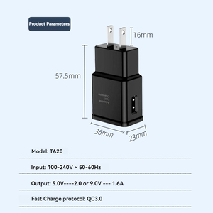 TA20 seyahat şarj tipi C veri kablosu Samsung S8S10 hızlı şarj akıllı telefonlar Tablet Pc için CE ABS Usb şarj istasyonu 50W - Product Image 3