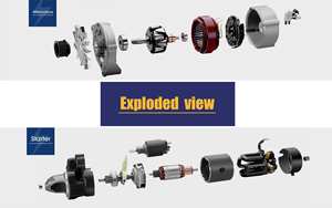 24V 60A phát điện cho doosan <span class=keywords><strong>Daewoo</strong></span> Máy phát điện đặt 111647 4000590 or8279 2191166 390087 dra0447 21ea00050 - Product Image 4