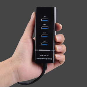 4端口USB3.0笔记本电脑分路器集线器扩展器USB集线器高速usb电脑分路器3.0集线器适配器 - Product Image 6
