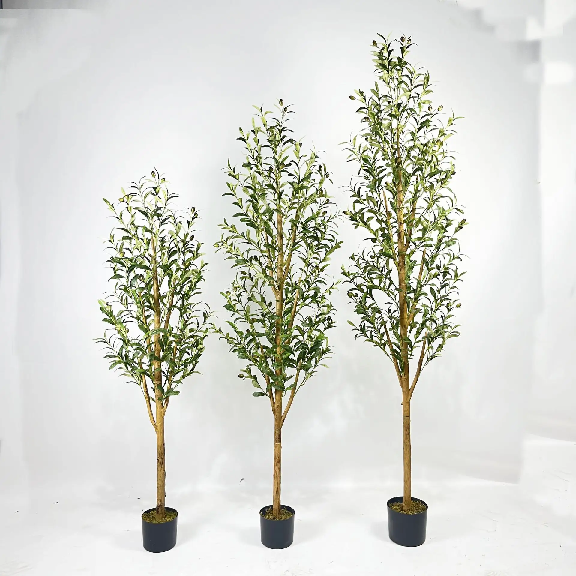 Finto ornamentale decorazione per la casa vaso pianta ramo di ulivo albero bonsai per interni