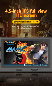 Consola de juegos retro IPS con batería para uso en exteriores, compatible con todos los juegos clásicos, carga de emergencia para teléfono móvil - Product Image 3