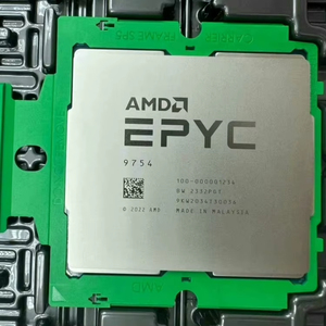 Cpu amd epyc goa 9754 100-000001234 2.25 גץ ליבה 128 256 חוטים 256mb <span class=keywords><strong>L3</strong></span> מטמון 9004 מעבד