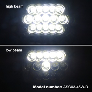 ASEND <span class=keywords><strong>5</strong></span> × <span class=keywords><strong>7</strong></span> インチ 45 ワット <span class=keywords><strong>led</strong></span> ヘッドライト <span class=keywords><strong>led</strong></span> プロジェクター <span class=keywords><strong>7</strong></span> × 6 インチ良好なフィードバック