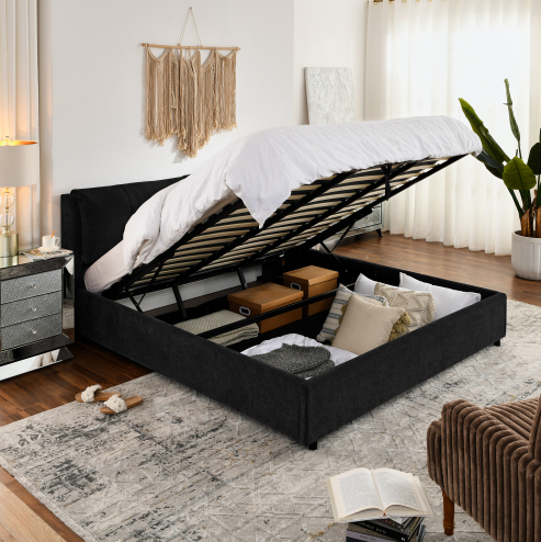 Noir + Chenille + Luxe + Moderne