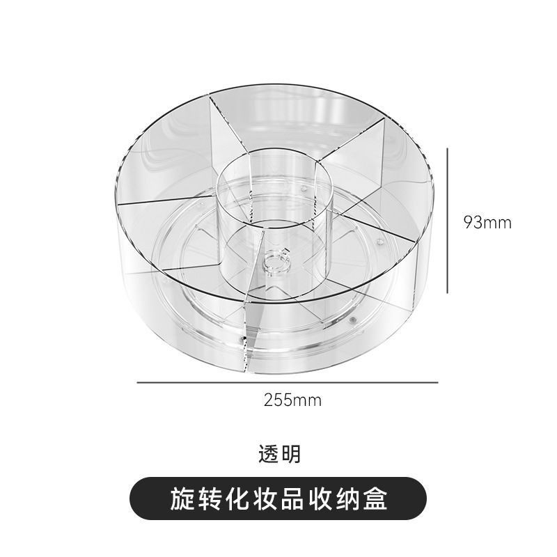 Rotating cosmetic storage box