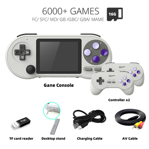DATA FROG SF2000 Handheld Game Console 2 <strong>Controllers</strong> Mini Portable Retro Game Player Featuring 6000 Built-In Games Wi-Fi - Product Image 2